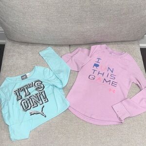 Under Armour and puma Long Sleeve Shirts bundle